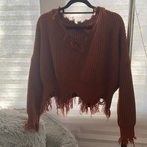 Fringed Sweater